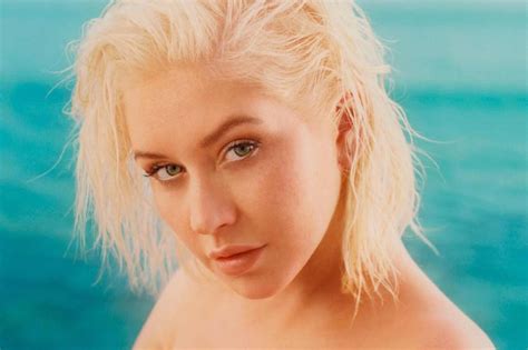 christina aguilera nude pics|Christina Aguilera Shares Topless Selfie: Its All Real